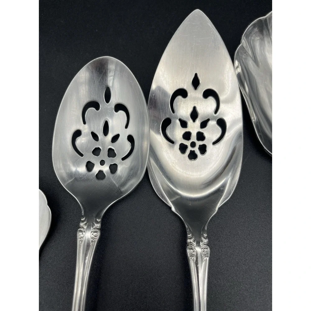 Brahms 7 Piece Hostess Set Stainless By Oneida Silver